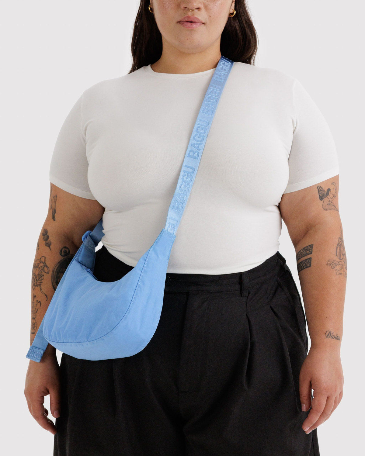 Small Nylon Crescent Bag