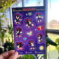 Shadow Chibi Sticker Sheet